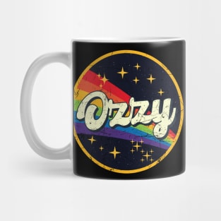 Ozzy // Rainbow In Space Vintage Grunge-Style Mug